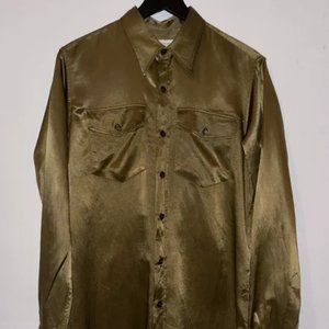 Metallic Dries Van Noten shirt